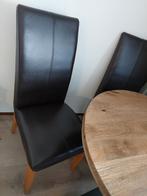 Stoelen 4 stuks  kleur donker bruin, Huis en Inrichting, Ophalen of Verzenden, Gebruikt, Bruin, Vijf, Zes of meer stoelen