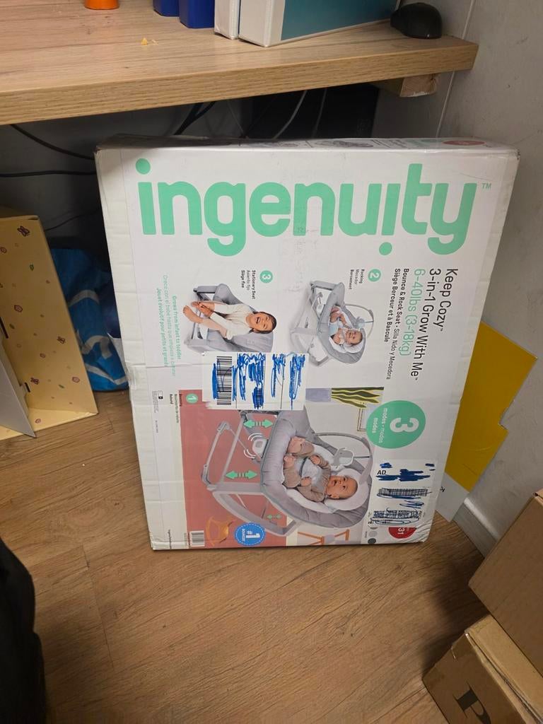 Ingenuity wipstoel nieuw in doos, Ophalen of Verzenden