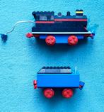 Lego trein 4,5 Volt locomotief + batterij wagon (set 117), Kinderen en Baby's, Speelgoed | Duplo en Lego, Ophalen of Verzenden