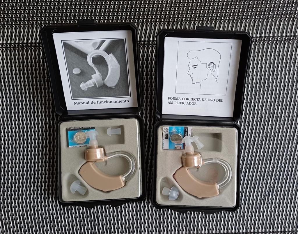 2 nieuwe universele gehoorapparaten![€25,-] 1=€15,-, Ophalen of Verzenden, Nieuw, Overige materialen