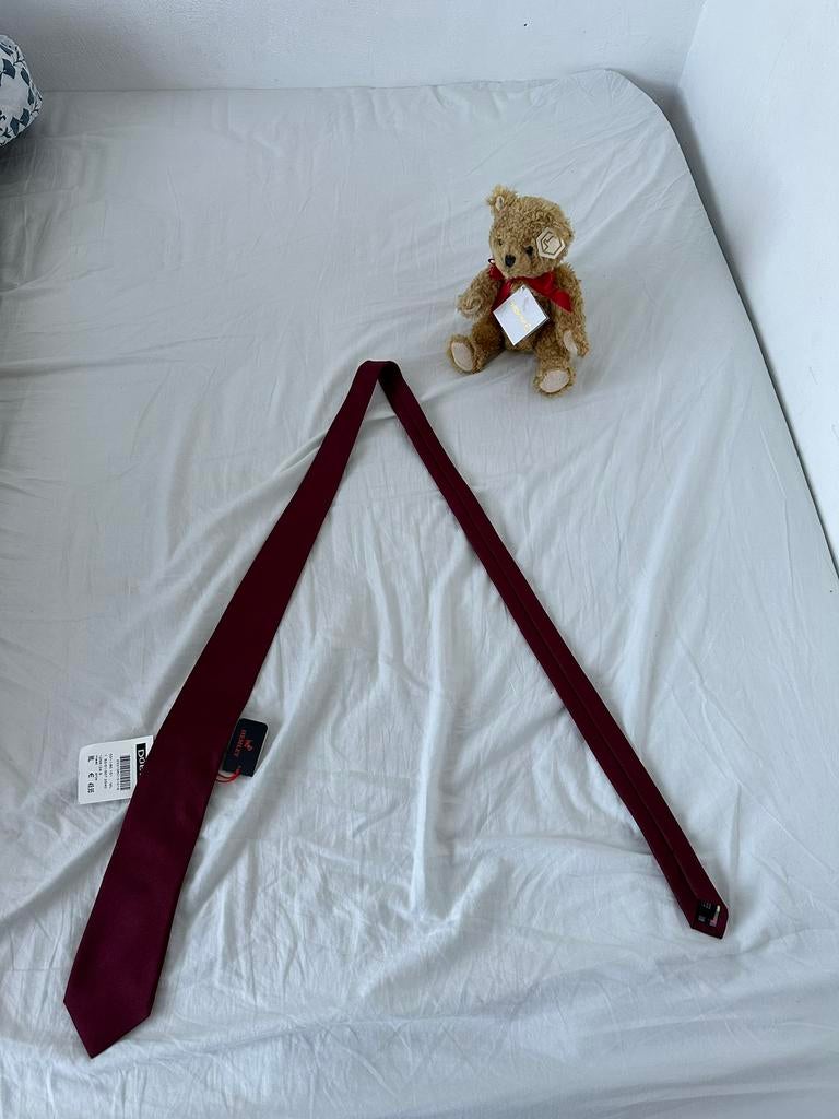 Nieuwe Duetz “Hemley” stropdas, Ophalen of Verzenden, Nieuw, Rood, Effen