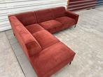 Bronx71 Retro Hoekbank Roestbruin | Gereinigd, 250 tot 300 cm, Mijnsherenweg, Hoekbank, Ophalen of Verzenden