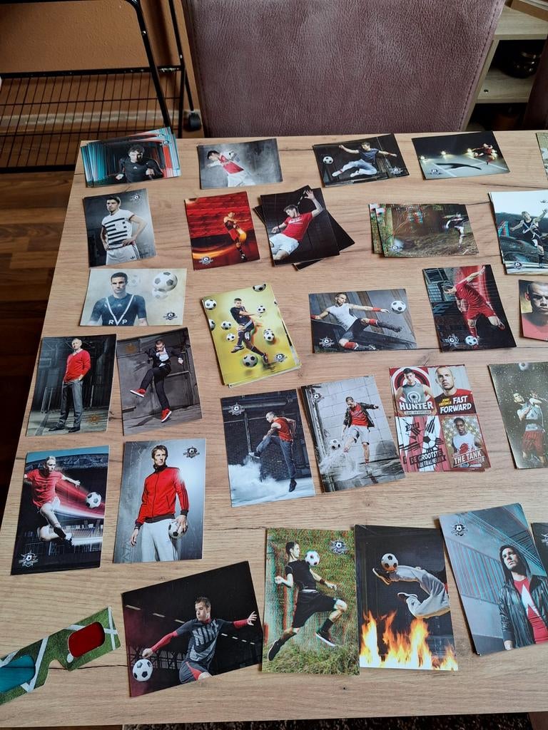 C1000 Voetbalplaatjes Verzameling, Ophalen of Verzenden, Gebruikt, Meerdere kaarten