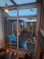 Schuifpui - Ideaal voor overkapping of tuinhuis, Ophalen, Kunststof, Gebruikt, 150 tot 225 cm