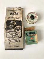 Vintage doosje en reclames Vicks, Ophalen of Verzenden, Gebruikt, Overige typen