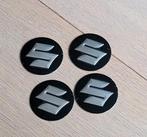 4 aluminium wieldopstickers & ventieldoppen met Suzuki logo, Ophalen of Verzenden