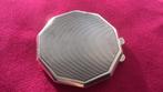 Antiek zilveren poederdoos, Ophalen of Verzenden, Zilver