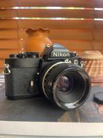 Nikon FM + 50mm f2 perfecte staat!, Audio, Tv en Foto, Fotocamera's Analoog, Ophalen of Verzenden, Zo goed als nieuw, Spiegelreflex