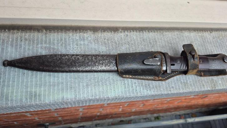 Duitse K98 bayonet COF 44 nummergelijk met frog, Verzamelen, Militaria | Tweede Wereldoorlog, Duitsland, Ophalen of Verzenden