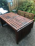 Ikea tuinsetje tafel met tuinbank, Ophalen of Verzenden, Gebruikt, Hout, Tuinset