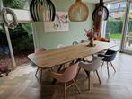 Eettafelstoelen kunststof 4 stuks, Huis en Inrichting, Stoelen, Ophalen, Kunststof, Gebruikt, Overige kleuren