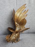 Beeld koperen vechthaan - groot 25cm - Midden 20e eeuw, Verzenden, Koper