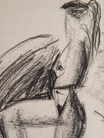 Krijt tekening naakt erotiek jaren 90, Verzenden
