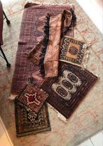 5 Perzische tapijtjes + worteldoek, Antiek en Kunst, Antiek | Kleden en Textiel, Ophalen of Verzenden