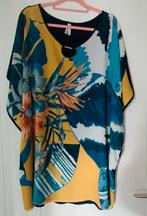 Zomerse Tuniek donkerblauw met Print mt 54 Miss Etam, Maat 38/40 (M), Blauw, Nieuw, Ophalen of Verzenden