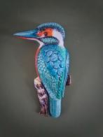 Ijsvogel Wanddecoratie - Kleurrijk en Gedetailleerd, Ophalen of Verzenden