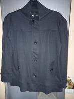 Uniek sweat shirt/ vest, met knopen en rits, maat 42/44, Ophalen of Verzenden, Zo goed als nieuw, Maat 42/44 (L)