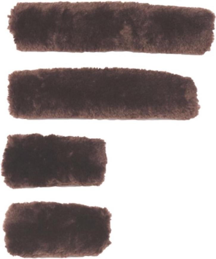 Nieuw Kentucky schapenvacht halster set bruin, Dieren en Toebehoren, Paarden en Pony's | Hoofdstellen en Tuigage, Nieuw, Overige soorten