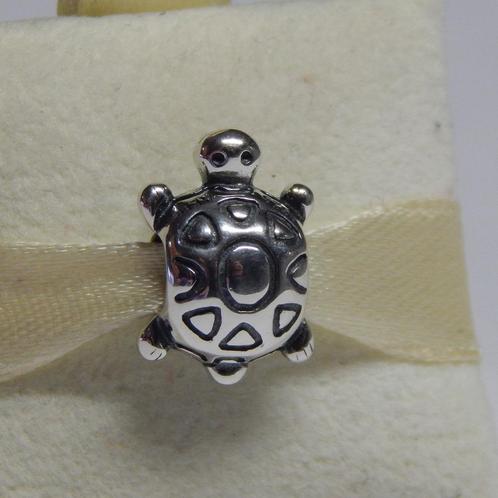 Pandora bedel schildpad, Sieraden, Tassen en Uiterlijk, Bedels, Pandora, Zilver, 1 bedel, Ophalen of Verzenden