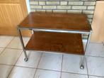 RETRO  TV  -   SIDE - TAFEL, Huis en Inrichting, Tafels | Sidetables, Ophalen of Verzenden, Zo goed als nieuw, 25 tot 50 cm, Rechthoekig