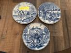 3 handwerk bieden Royal Delfts Blauw 19 cm, Ophalen of Verzenden