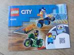 Lego City 60255 Stunt Team, Ophalen of Verzenden, Zo goed als nieuw, Complete set, Lego
