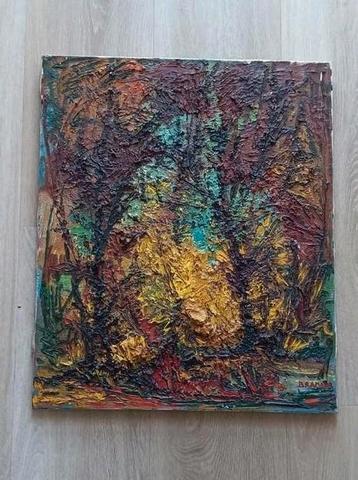 Bostafereel,abstract, gesigneerd, BRAMA?BRAMADA? beschikbaar voor biedingen