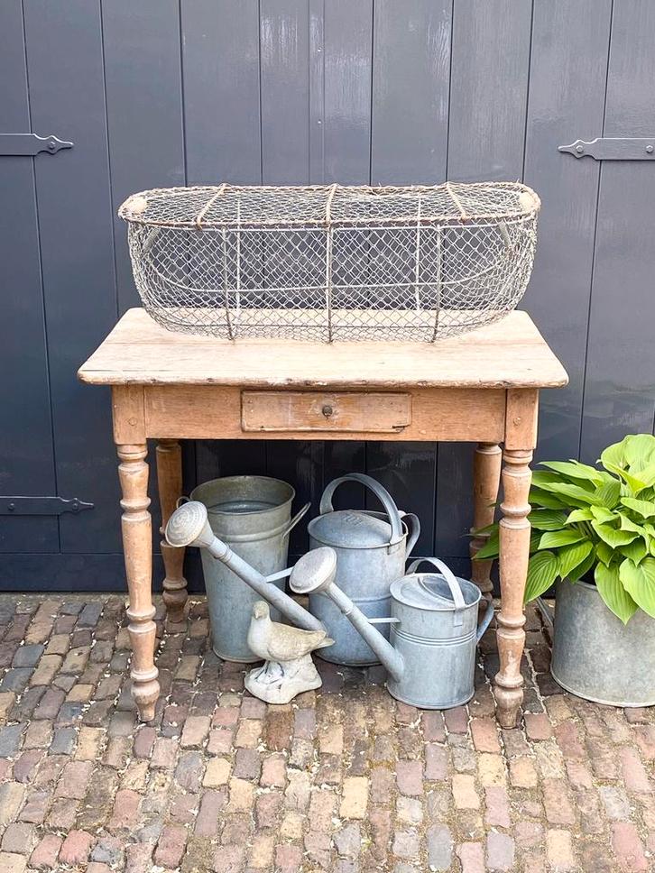 Oude franse draadmand, Antiek en Kunst, Curiosa en Brocante, Ophalen of Verzenden