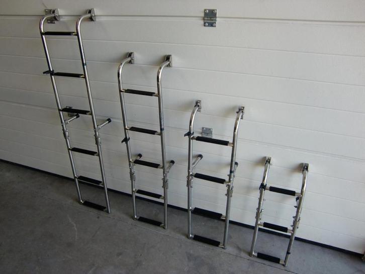 RVS Zwemtrap met 3, 4, 5 of 6 treden, nieuw, Watersport en Boten, Accessoires en Onderhoud, Nieuw, Overige typen, Ophalen