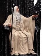 HOT DEAL Weta LOTR Saruman the White on Throne, Nieuw, Beeldje of Buste, Ophalen of Verzenden
