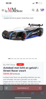Autobed met licht en geluid, Kinderen en Baby's, Kinderkamer | Bedden, Ophalen of Verzenden, 180 cm of meer