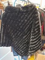 Poncho zwart faux fur zacht *nieuw*, Ophalen of Verzenden, Nieuw