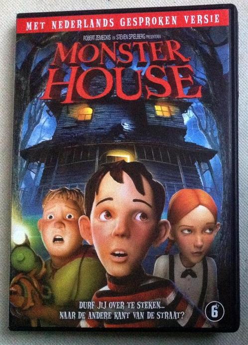 Monster House, Cd's en Dvd's, Dvd's | Tekenfilms en Animatie, Gebruikt, Amerikaans, Tekenfilm, Vanaf 6 jaar, Verzenden