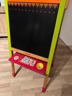 Janod Kinder schoolbord in hoogte verstelbaar met krijtjes, Ophalen of Verzenden