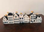 KLM Huisjes Delfts Blauw - Set van 8, Verzamelen, KLM Huisjes, Ophalen of Verzenden, Zo goed als nieuw, 81 t/m 91, Gevuld