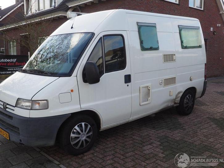 Peugeot Boxer 2.5 diesel Camperbus (bj 1996), Caravans en Kamperen, Campers, Bedrijf, Overige merken, Diesel, Handgeschakeld