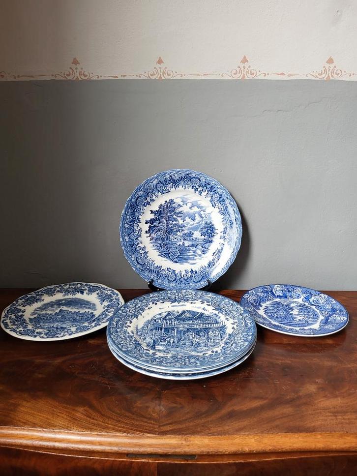 Lot Engelse Ironstone Borden, Antiek en Kunst, Antiek | Servies los, Ophalen of Verzenden