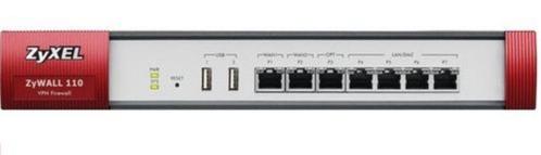 ZyXEL ZyWALL 110 VPN firewall, Computers en Software, Routers en Modems, Refurbished, Router met modem, Ophalen of Verzenden