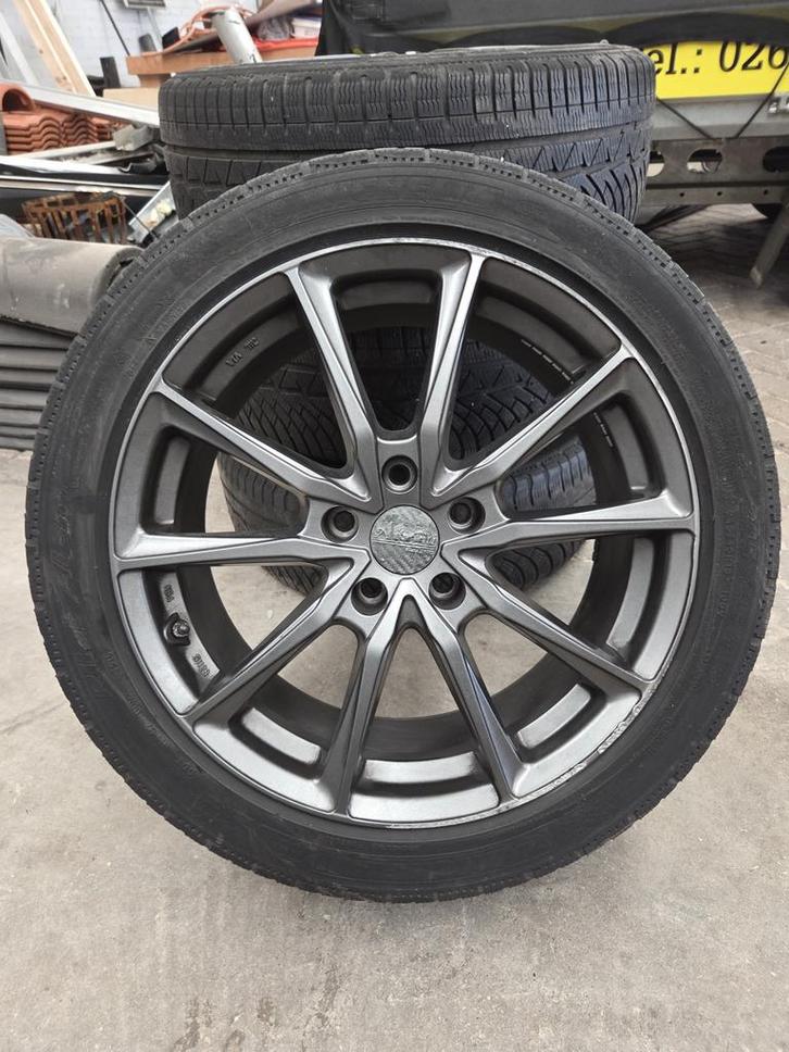 18 inch lichtmetalen velgen set met schade– scherp geprijsd!, Auto-onderdelen, Banden en Velgen, Banden en Velgen, All Season