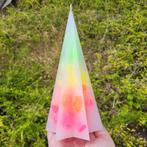 Kaars, ster, sterkaars, piramidekaars, fluokaars, decoratie, Overige materialen, Overige kleuren, Nieuw, Ophalen of Verzenden