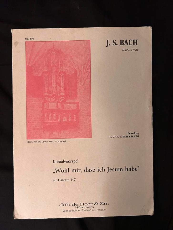 J.S. Bach - Wohl mir, dasz ich Jesum habe (Orgel), Muziek en Instrumenten, Bladmuziek, Gebruikt, Artiest of Componist, Klassiek
