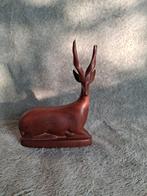 Houten Antilope Beeldje, Antiek en Kunst, Ophalen of Verzenden