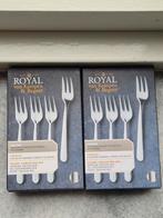Royal van Kempen & Begeer Taartvorkjes - 2 doosjes a € 12.50, Nieuw, Ophalen of Verzenden, Rvs of Chroom, Vaatwasserbestendig