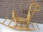 Vintage rotan hobbelpaard, jaren 50 / 60, Ophalen