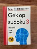 Gek op Sudoku 3 - Peter Ritmeester, Ophalen of Verzenden, Zo goed als nieuw