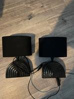 2 lampen zwart, Ophalen, Zo goed als nieuw, Stof, Minder dan 50 cm