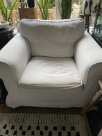 Ektorp fauteuil met witte hoes Blekinge, Ophalen, Hout, Gebruikt, Wit