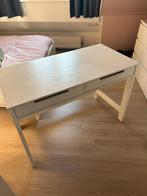 Witte Bureau met Lades, Huis en Inrichting, Bureaus, Ophalen, Gebruikt, Bureau
