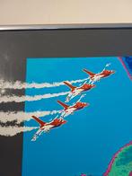 F 16 JAGER, ZEEFDRUK. LUCHTMACHT., Ophalen of Verzenden, Luchtmacht, Nederland