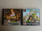Rayman 2 en Shrek, Spelcomputers en Games, Games | Sony PlayStation 1, Avontuur en Actie, Gebruikt, Verzenden, 1 speler